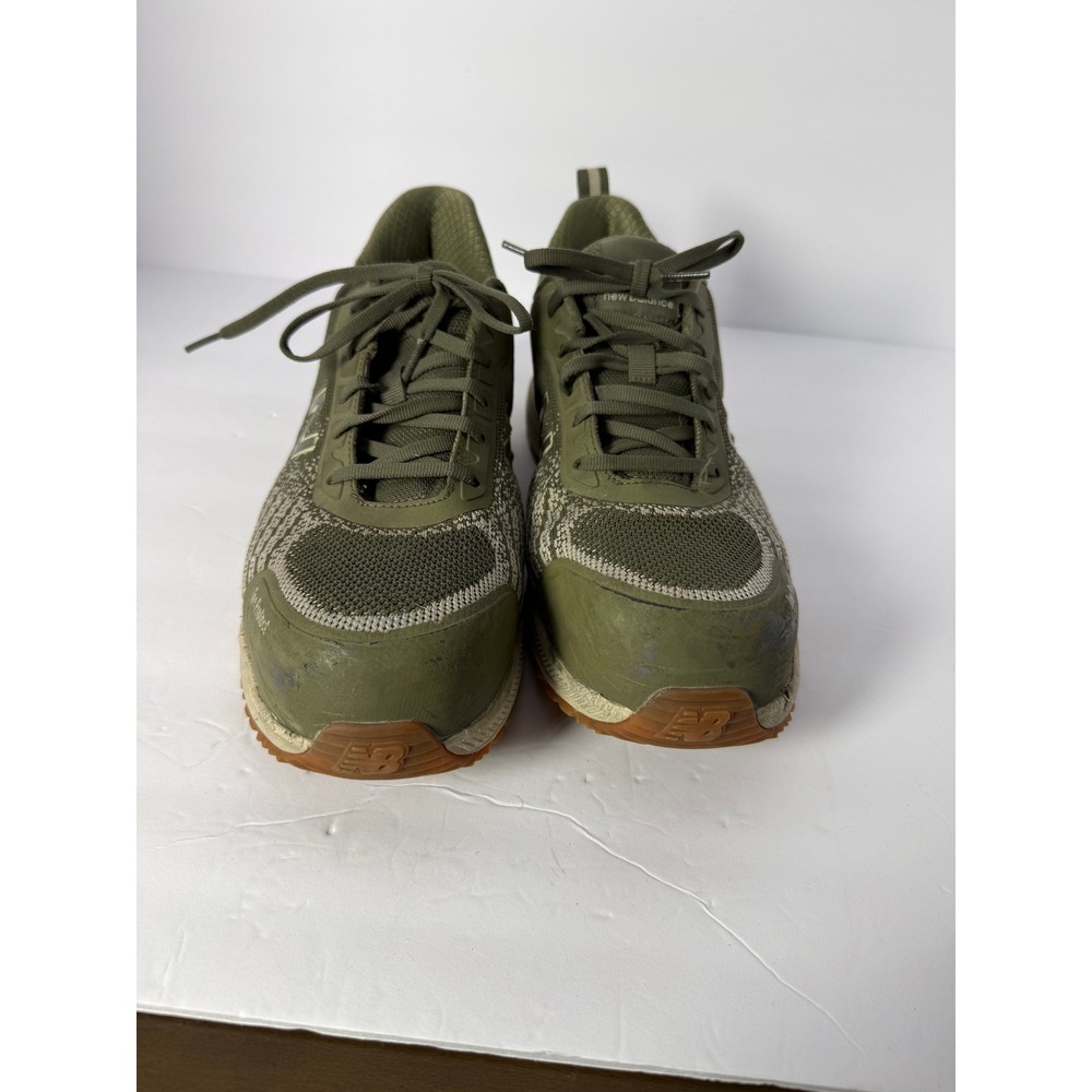 New Balance 412 v1 Mens 8.5 2E Wide Olive Green Alloy Toe Safety Shoes MIDSPWREH